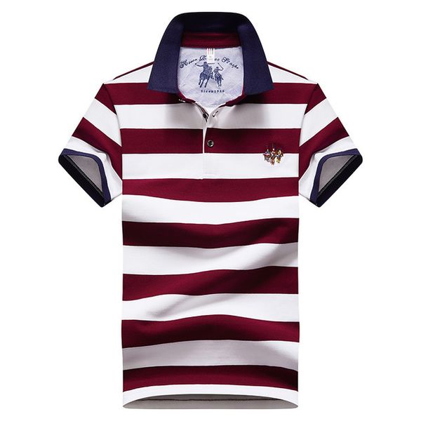 

foreign trade polo shirt men's 2020 summer men's casual lapel short-sleeved t-shirt tide brand men's clothes, White;black