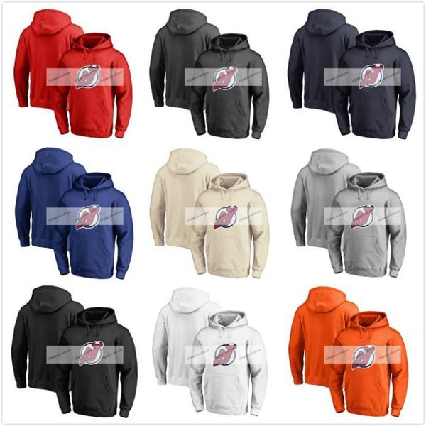 

пользовательские new jersey devils 9 taylor hall 13 niko hischier hoodie трикотажные изделия пуловер hoodie любое имя номера пустые сшитые х, Black;red