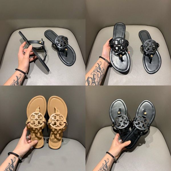 

summer slippers leather slipperscool slides large size lightweight cowhide semi-slipper black shoes beach#266