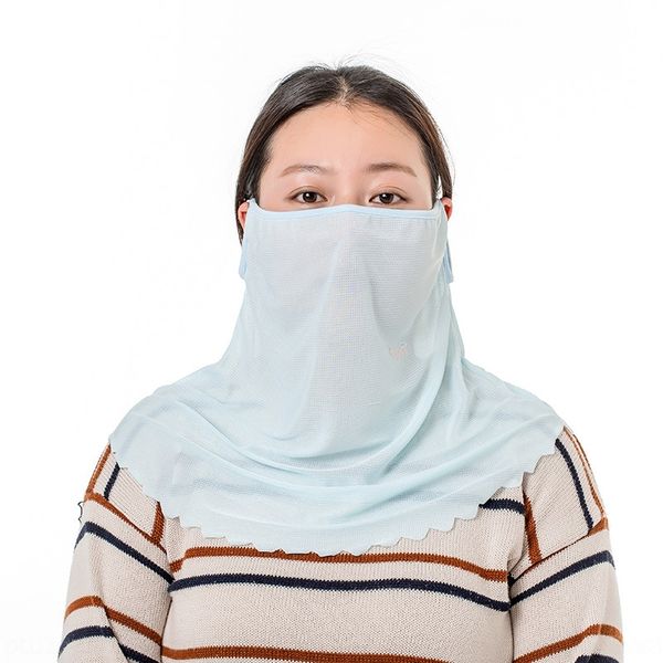 

sunscreen female thin ice silk sunshade sunshade mask uv protection neck shawl dust-proof breathable mask
