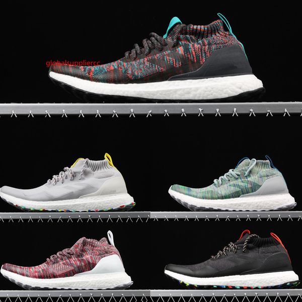 

2019 ultra running shoes mid sneakers designer original kith socks shoes outdoor shoes breathable big size 36-48, Black;green