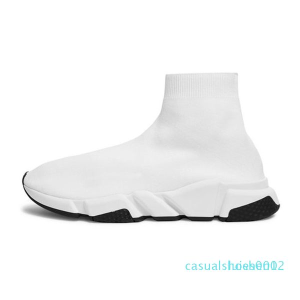 

2020 designer shoes triple black white men women fashion sneakers glitter yellow blue pink fashion mens trainer runner platform c12