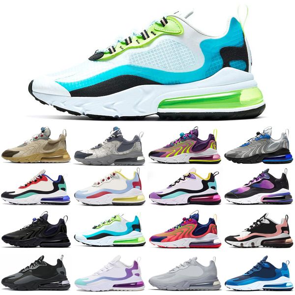 

2020 270 react eng 270s men women running shoes travis scott neon triple black bauhuas athletic mens trainers sports sneakers runners