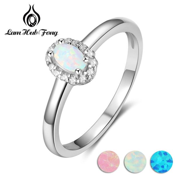 

2020 дизайнер 925 серебряное кольцо создает овальное синий розовый белый огонь опал кольцо, Slivery;golden