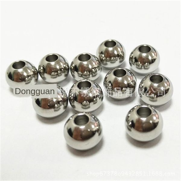 

yqa4v environmental friendly stainless drilling steel loose through hole through various holes specification hole ball solid drilling steel, Silver