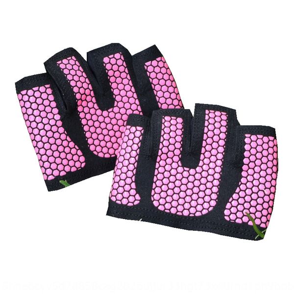 

te6gf four-finger fitness gloves men's and women's sports protection barbell gloves barbell weightlifting exercise anti-skid prote, Black;red