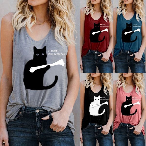 

summer printed t-shirt large size wear women's summer printed t-shirt vest vest large size women's wear, Camo