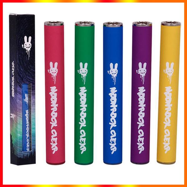 

7 Colors Moonrock Clear Battery 350mAh 10.5mm 510 Bud Touch LED Light Battery Vape Pen For Bobby Blue Razzle Dazzle Carts 510 Cartridge