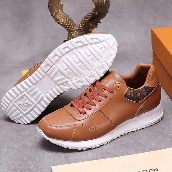 

luxury mens shoes sports with box chaussures pour hommes lightweight comfortable 2020 fashion sports fashion mens shoes run away sneaker hot, Black