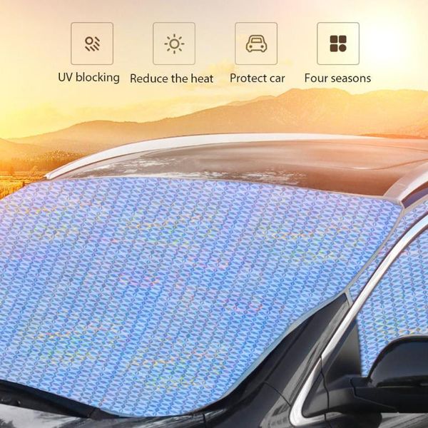 

car windshield sun shade foldable auto front windshield sunshade blocks uv rays sun visor protector for keep your vehicle cool