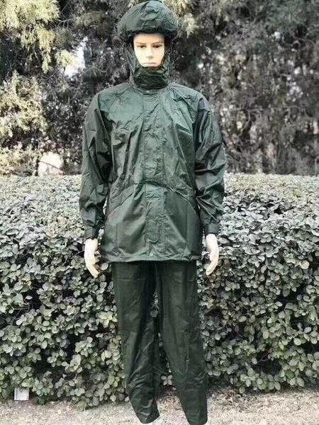 

07 fire-fighting split suit olive green portable for 07 f fire-fighting raincoat raincoat rescue f rescue army