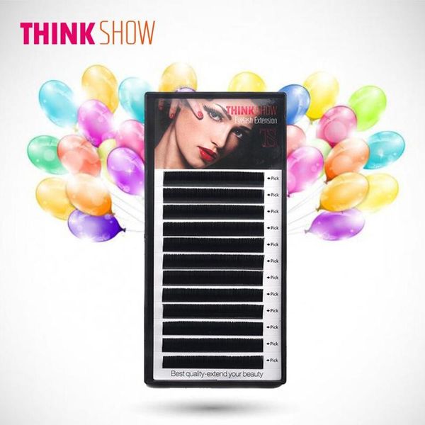 

1 tray false eyelash extension,fake individual eyelash bcd curl all size silk korea material