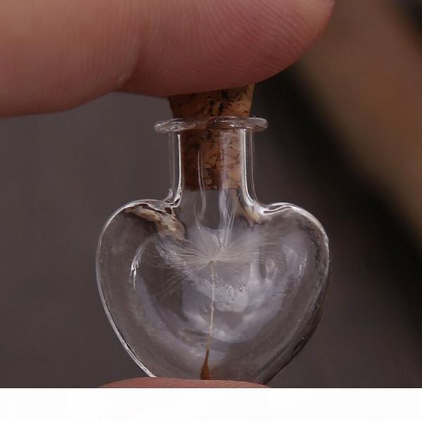 

y explosion handmade diy jewelry glass bottle dandelion creative drift bottle pendant necklace wfn276 (with chain )mix order 20 pieces, Silver