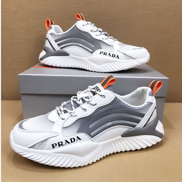 

14designers create men's outdoor travel shoes, trendy leisure all-match sports shoes, jogging shoes, original packaging and box deliver, Black