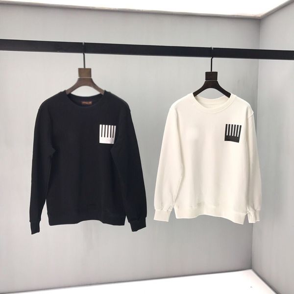 

men's and women's t-shirt splicing printing short sleeve early spring new double strand fine cotton fabric digital printing proces, White;black