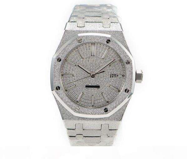 

new 2020 n9 production the sky is covered with frosted gold diameter 41 mm x11 mm cal. 3120 movement diamond the dial, Slivery;brown