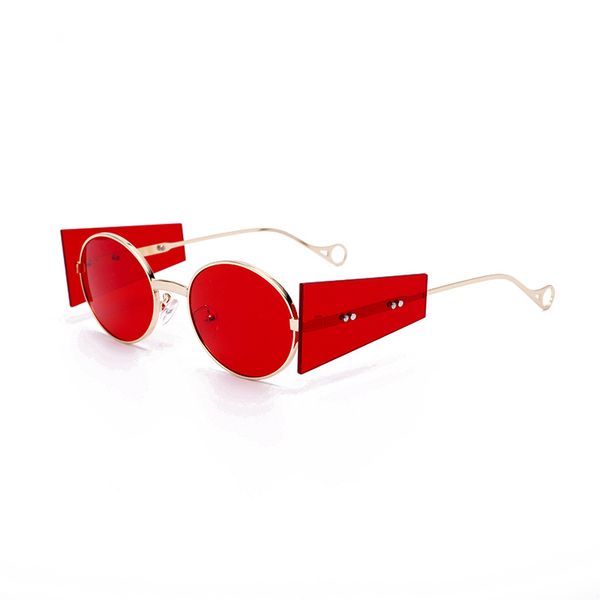 

vintage small framesunglasses women 2020 fashion round sun glasses men eyewear retro punk glasses colorful shades uv400 fml, White;black