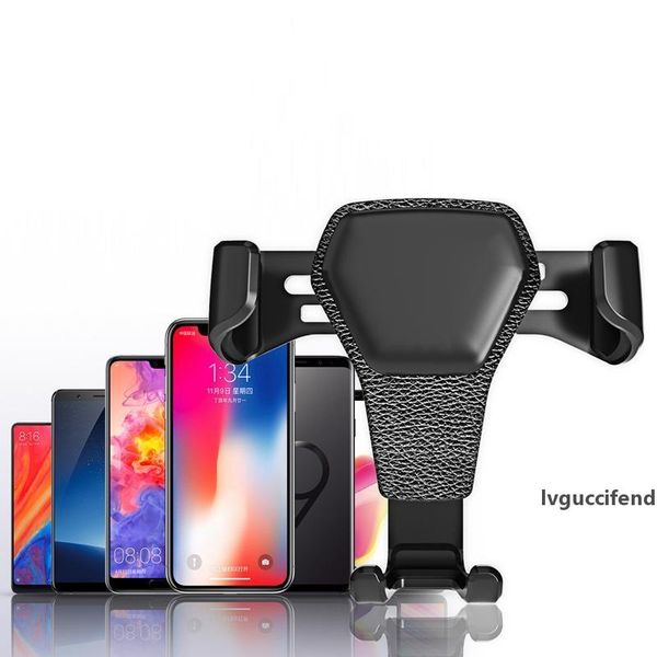

car phone holder for iphone apple samsung in car air vent mount stand no magnetic mobile holder for android phone gravity bracket