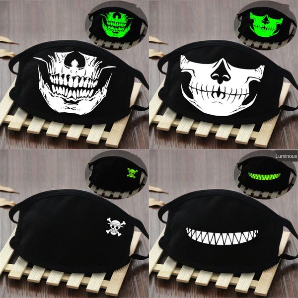 

face mask pollution outdoor reusable washable earloop mouth masks designer printed face mask #231#296, Black