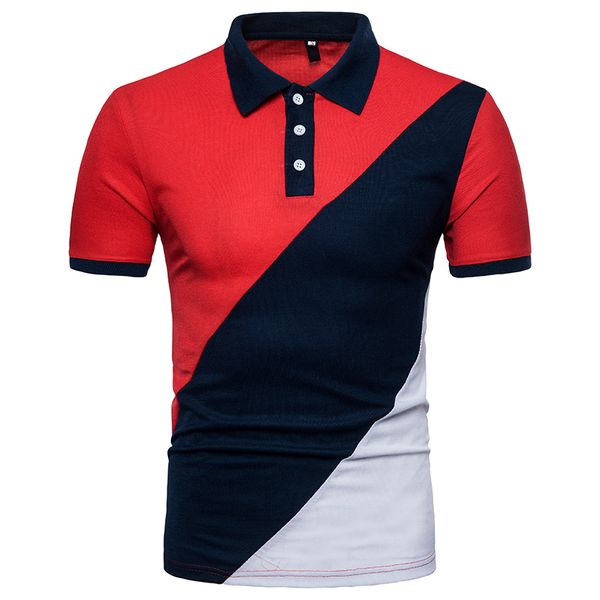 

zyfg brand male casual shirt fashion summer three colors patchwork short sleeve shirt men eu large size ship, White;black