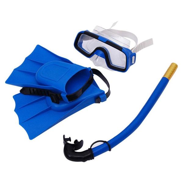 

swimming goggles respiratory tube flippers set for children diving equipment for swimming pool sea water sport