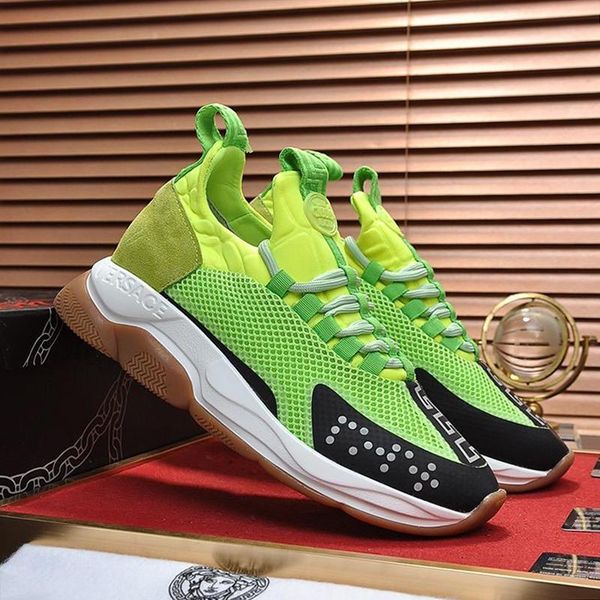 

sports mens shoes scarpe da uomo luxury breathable outdoor walking shoes fashion plus size lace -up low men shoes cross chainer sneakers, Black