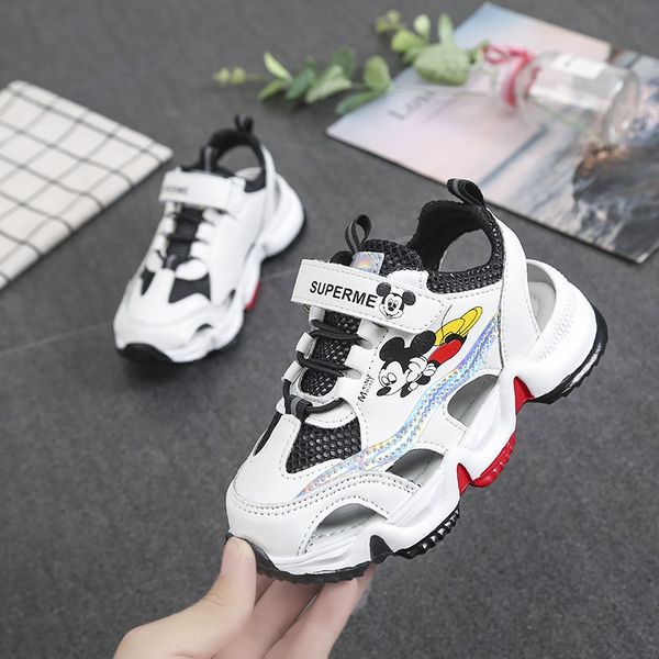 

physical store children's and sandals frame shoes new medium and large children's half sandals eva solid, Black