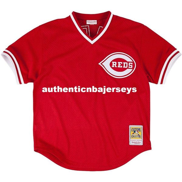 

chris sabo cincinnati #17 mitchell & ness retro red 1990 bp jersey, Gray