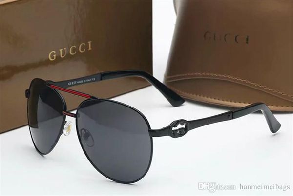 

mens women pilot sunglasses metal frame man woman outdoor sunglass lentes eyewear tourism designer brand sun glasses, Black