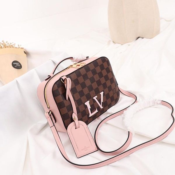 

fast delivery women bags luxury designer totes bolsas vintage plaid zipper handbags leather fashion classic sac bandouli ère crossbody bags