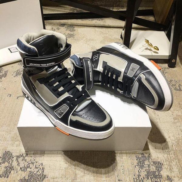 

trainker sneaker boot men 's shoes drop ship autumn and winter shoes fashion luxury high comfortable casual men shoes soft footwea