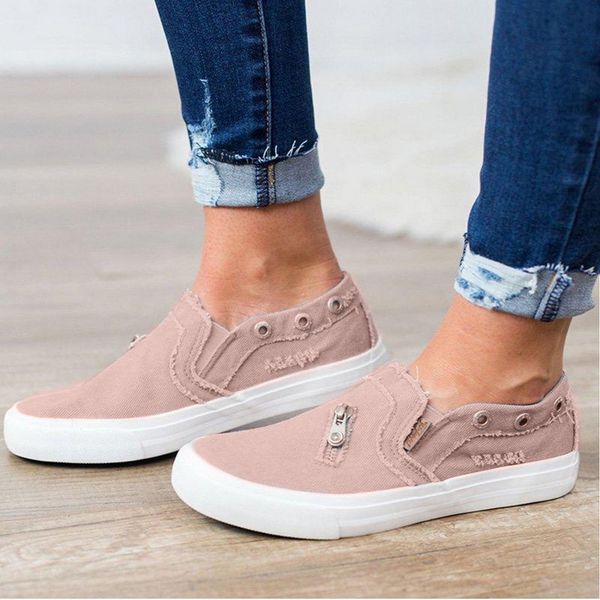 

flat sneakers woman comfortable denim shoes women casual shoes female low help canvas ladies blue cowboy vulcanized, Black