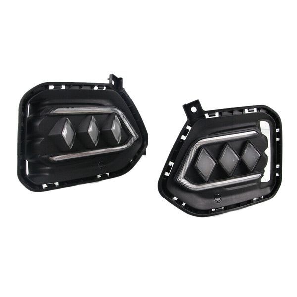 

led daytime running fog lights turn indicator bumper drl for ix35 2020