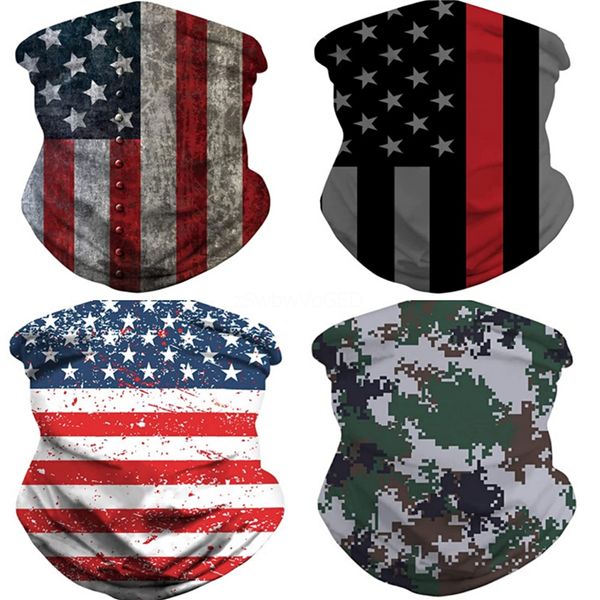 

3pcs printing magic bandana face neck er scarf cycling headwear multifunctional scarf outdoor fishing sports accessory#528, Blue;black