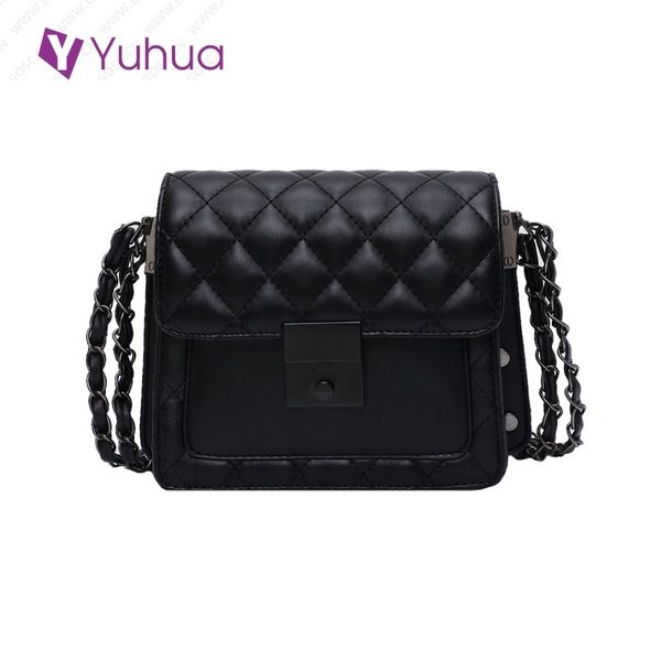

2020 new fashion handbags, vintage korean version woman bag, casual solid color shoulder bag, trend women messenger bags