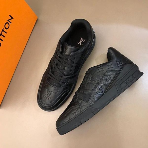 

073 high-quality men's casual sports shoes and designer luxury outdoor casual shoes, the original box size is 38-45, Black
