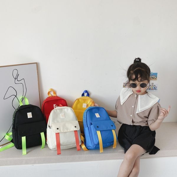 

корейский детский 2020 новый отдых письмо печати модных мальчиков изысканные и рюкзак девочек рюкзак модно