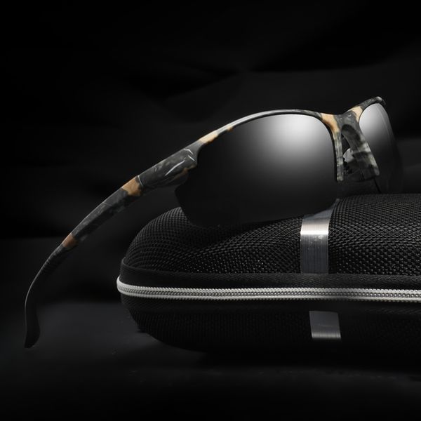 

2020 polarized sunglasses men camo vintage male polaroid sun glasses for men de sol masculino eyewear accessories, White;black