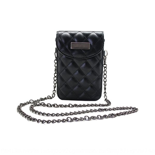 

7difl new diamond lattice single shoulder slanting chain running diamond phone mobile phone bag jewelry shopping guide salesperson running b