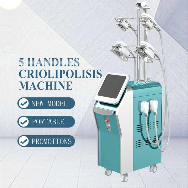 

360° cryolipolysis 5 in 1 fat ing slimming machine cryotherapy slimming fat ing weight reduction with chin handle