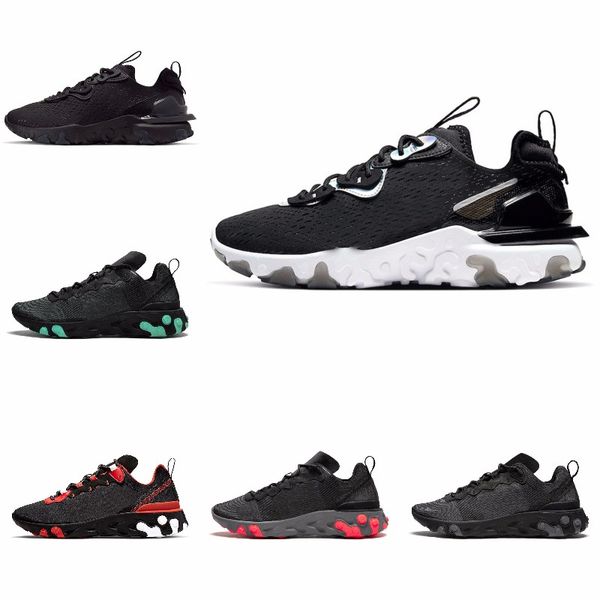 

new ashion react element running shoes fo men women light bone triple black royal solar team red mens trainers sports sneaker runner s#07333