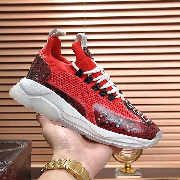 

new arrival mens shoes zapatos de lujo para hombre fashion designer footwears vintage lace -up plus size men shoes cross chainer sneakers, Black