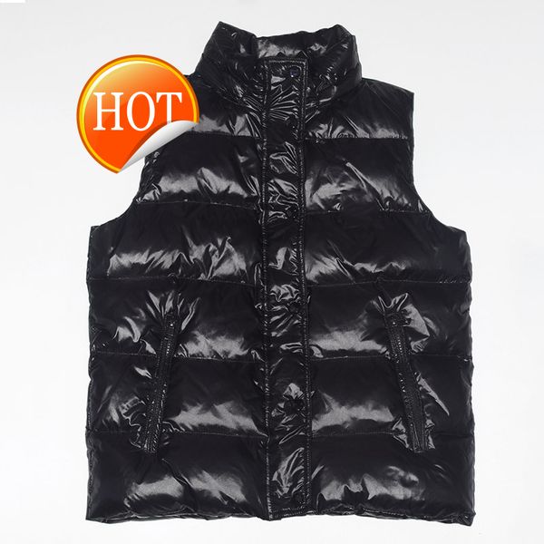 

mens down vest down jacket mens winter jacket coats women winter casual mens outdoor warm feather man outwear thicken high dhla, Black