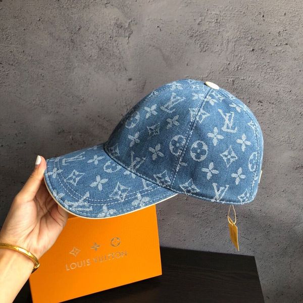 

l high-end baseball cap official website quality fashion generous men and women can wear with cloth bags box cards, Blue;gray