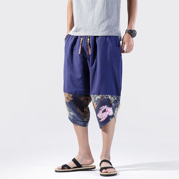 

men's pants men harem mens streetwear fashion cotton joggers male clothing wide leg bottoms oversized 5xl, Black