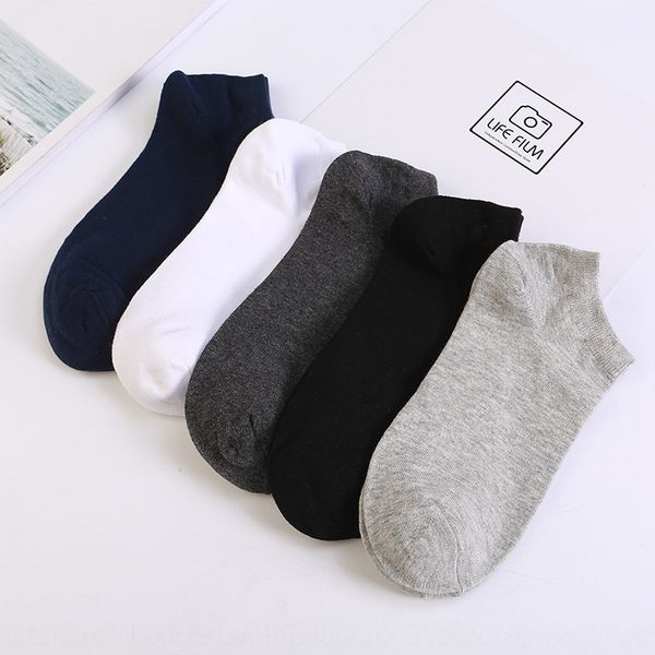 

summer solid color men's flat short tube socksboat cotton boat socksmen's socks low combed cotton deodorant socks zhuji batch, Pink;yellow