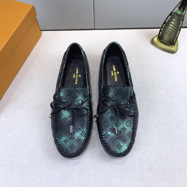 

new15 fashion casual men's shoes wild sports shoes outdoor comfort pattern men's peas shoes original box invoice packaging fast de, Black