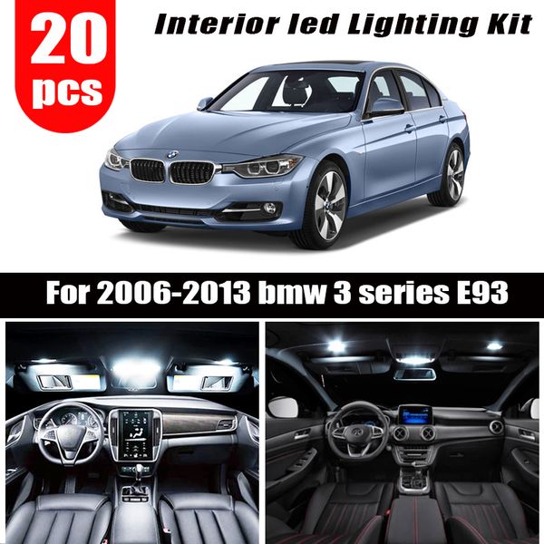 

для 2006-2013 3 серии e93 кабриолет 320i 325i 330d 330i 335i m3 led подсветку номерного знака + внутреннее освещение kit лампы