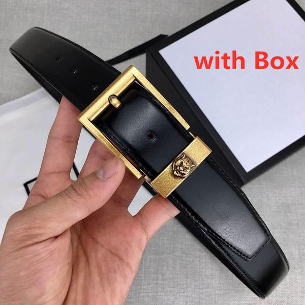 

designer belts luxury belt mens woman leather belt fashionable snake tiger needle buckle width 3.4cm with box dustbag handbag, Black;brown