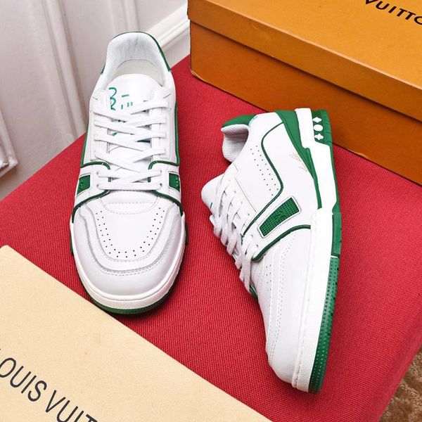 

trainer sneaker luxury mens shoes fashion chaussures pour hommes lace -up design casual shoes lightweight low sneakers flats platforms